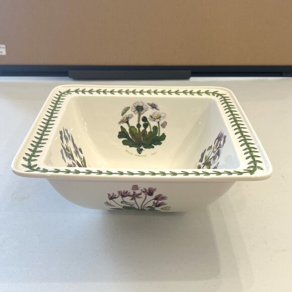 Rare Portmeirion Botanic Garden Square Shape Deep Serving Dish! - Picture 1 of 16